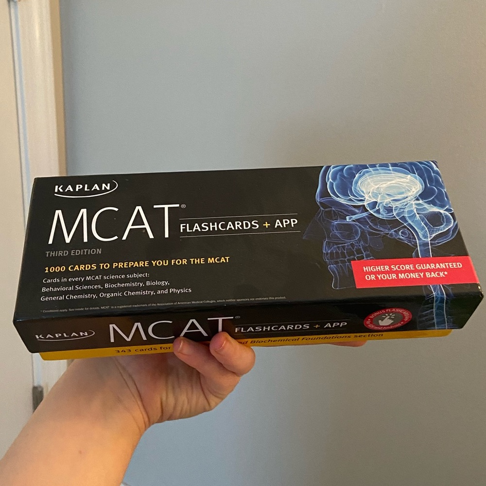 Kaplan MCAT 1000 notecard set (3rd edition)